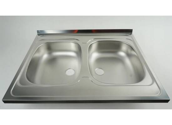 Zlew PYRAMIS INTL (80x60) 2B stal LEN (100117801) *** zamów wycięcie otworów GRATIS ***