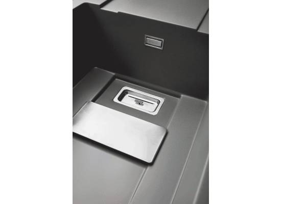 __wysyłka 24H*__ | Zlew PYRAMIS KARTESIO (79x50) 1B 1D karbon (czarny mat) (70052726) *** zamów wycięcie otworów GRATIS ***