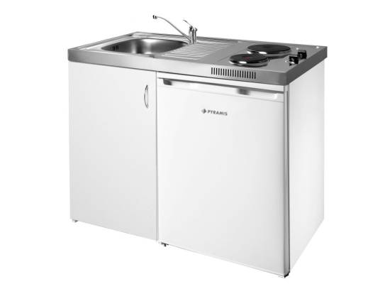 __wysyłka 24H*__ | Minikuchnia 5w1 PYRAMIS MK 100x60 | komora LEWA | lodówka, płyta, zlew, szafka + GRATIS bateria CHROM