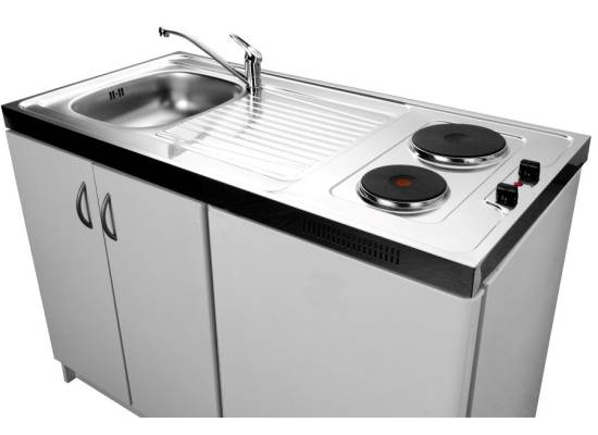__wysyłka 24H*__ | Blat minikuchni PYRAMIS ELE MK 120x60 (zlew + płyta elektryczna) (140114101)