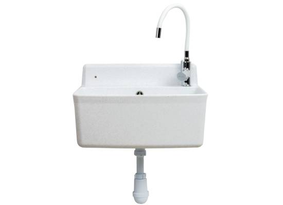 __wysyłka 24H*__ | Zlew komora gospodarcza PYRAMIS PLUS biały (70178901)