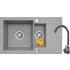 ZESTAW PYRAMIS | KORFU (78x46) 1 1/2B 1D + BELLO szary beton (070061901Bn)