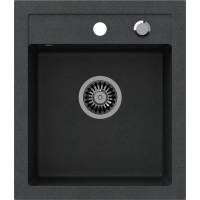 Zlew QUADRON JOHNNY 100 BLACK DOTTED (czarny nakrapiany) (HCQJ4350CZK)