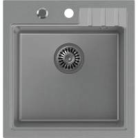 __WYSYŁKA 48H*__ | Zlew QUADRON PETER 110 SILVER STONE (szary) (HCQP5052SZK)