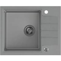 __WYSYŁKA 48H*__ | Zlew QUADRON PETER 116 SILVER STONE (szary) (HCQP6250SZK)