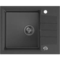 __WYSYŁKA 48H*__ | Zlew QUADRON PETER 116 BLACK DOTTED (czarny nakrapiany) (HCQP6250CZK)