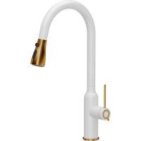 __WYSYŁKA 48H*__ | Bateria QUADRON JESSICA PULL-OUT SNOW WHITE (biały) + MIEDŹ (3573591_WHMPVDC1)
