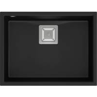 __WYSYŁKA 48H*__ | Zlew QUADRON DAVID 50 PURE CARBON (czarny mat) (HQD5542U7-BS)