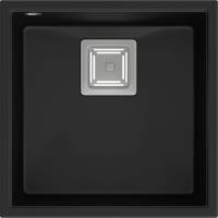 __WYSYŁKA 48H*__ | Zlew QUADRON DAVID 40 PURE CARBON (czarny mat) (HQD4242U7-BS)