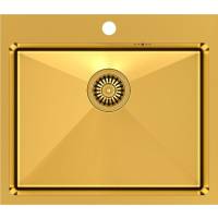 __WYSYŁKA 48H*__ | Zlew QUADRON RUSSEL 110 GOLD (złoty szczotkowany) (HB7910PVDBSG1)