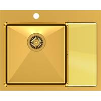 __WYSYŁKA 48H*__ | Zlew QUADRON RUSSEL 116 GOLD (złoty szczotkowany) (HB7911PVDBSG1)