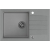 __WYSYŁKA 48H*__ | Zlew QUADRON PETER 111 SILVER STONE (szary) (HCQP7850SZK)