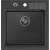 __WYSYŁKA 48H*__ | Zlew QUADRON PETER 110 BLACK DOTTED (czarny nakrapiany) (HCQP5052CZK)