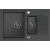 __WYSYŁKA 48H*__ | Zlew QUADRON PETER 156 BLACK DOTTED (czarny nakrapiany) (HCQP57850CZK)