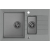 __WYSYŁKA 48H*__ | Zlew QUADRON PETER 156 SILVER STONE (szary) (HCQP57850SZK)