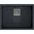 __WYSYŁKA 48H*__ | Zlew QUADRON DAVID 50 BLACK DIAMOND (czarny metalik) (HQD5542U8-BS)