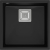 __WYSYŁKA 48H*__ | Zlew QUADRON DAVID 40 PURE CARBON (czarny mat) (HQD4242U7-BS)