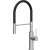 __WYSYŁKA 48H*__ | Bateria QUADRON GEMMA stal szczotkowana (INOX) + wąż CZARNY (3623501_BSBL)