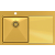 __WYSYŁKA 48H*__ | Zlew QUADRON RUSSEL 111 GOLD (złoty szczotkowany) (HB7912PVDBSG1)