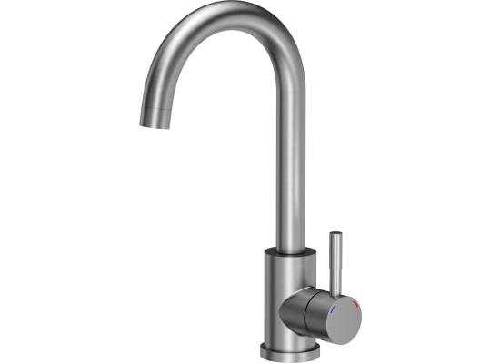 __WYSYŁKA 48H*__ | Bateria QUADRON KATE stal szczotkowana (INOX) (3623500_BS)