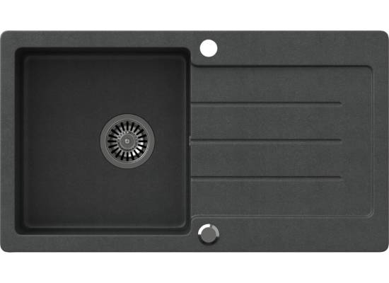 Zlew QUADRON JOHNNY 111 BLACK DOTTED (czarny nakrapiany) (HCQJ7744CZK)