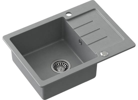 Zlew QUADRON JOHNNY 116 SILVER STONE (szary) (HCQJ6044SZK)
