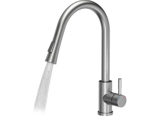__WYSYŁKA 24H*^__ | Bateria QUADRON JULIA PULL-OUT stal szczotkowana (INOX) (3673500BS)