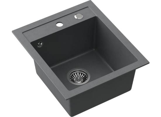 __WYSYŁKA 48H*__ | Zlew QUADRON JOHNNY 100 SILVER STONE (szary) (HCQJ4350SZK)