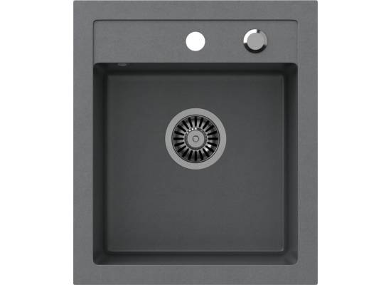 __WYSYŁKA 48H*__ | Zlew QUADRON JOHNNY 100 SILVER STONE (szary) (HCQJ4350SZK)