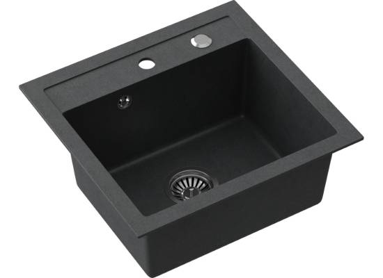 Zlew QUADRON JOHNNY 110 BLACK DOTTED (czarny nakrapiany) (HCQJ5047CZK)