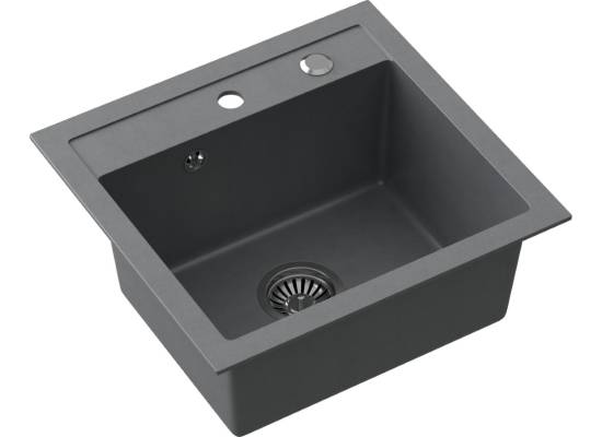 __WYSYŁKA 48H*__ | Zlew QUADRON JOHNNY 110 SILVER STONE (szary) (HCQJ5047SZK)