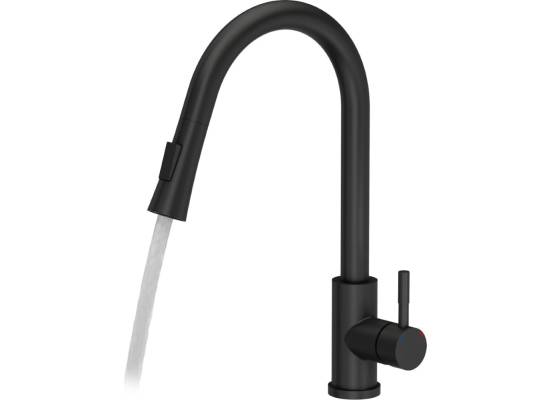 __WYSYŁKA 24H*^__ | Bateria QUADRON JULIA PULL-OUT PURE CARBON (czarny mat) (3673500BLM)
