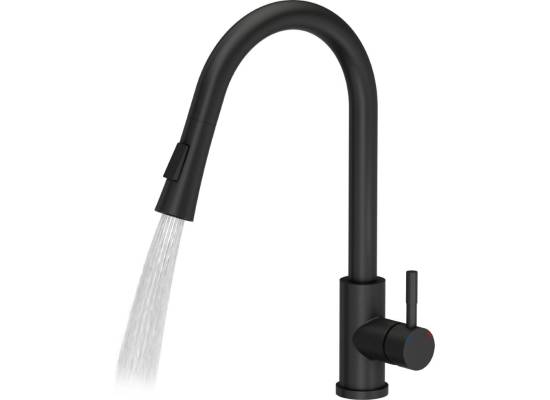 __WYSYŁKA 24H*^__ | Bateria QUADRON JULIA PULL-OUT PURE CARBON (czarny mat) (3673500BLM)