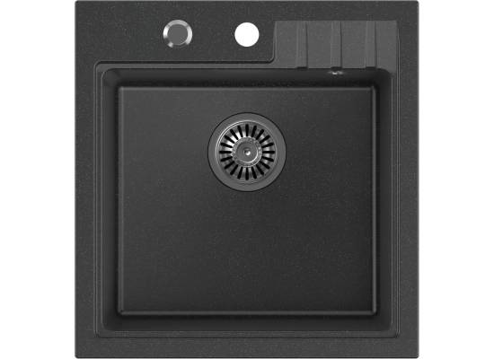 __WYSYŁKA 48H*__ | Zlew QUADRON PETER 110 BLACK DOTTED (czarny nakrapiany) (HCQP5052CZK)