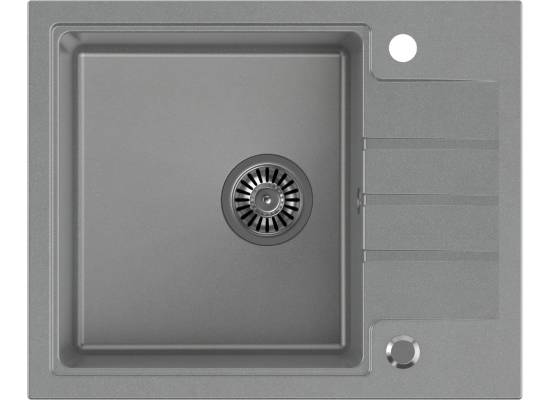__WYSYŁKA 48H*__ | Zlew QUADRON PETER 116 SILVER STONE (szary) (HCQP6250SZK)