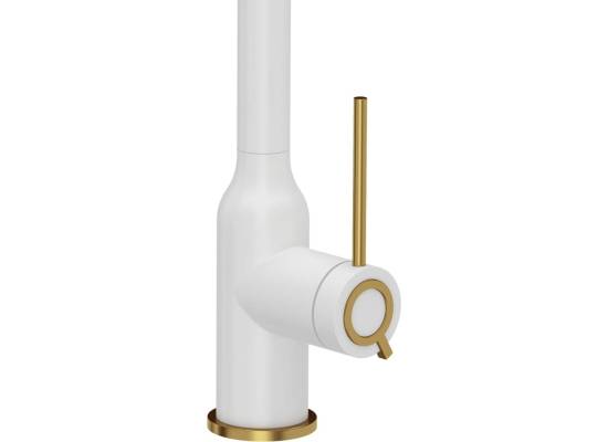 Bateria QUADRON INGRID SNOW WHITE (biały) + ZŁOTY (3523500_WHMPVDG1)