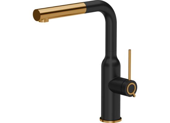 Bateria QUADRON ANGELINA PULL-OUT PURE CARBON (czarny mat) + MIEDŹ (3573500_BLMPVDC1)