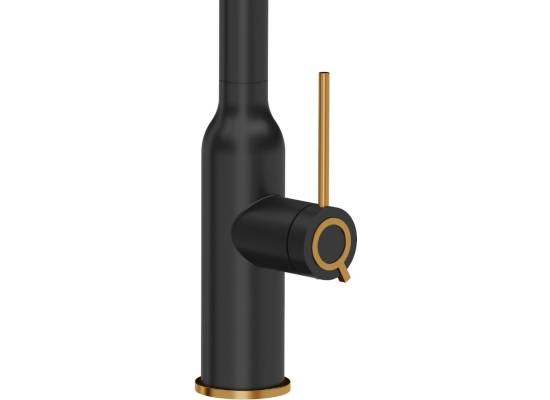 __WYSYŁKA 48H*__ | Bateria QUADRON JESSICA PULL-OUT PURE CARBON (czarny mat) + MIEDŹ (3573591_BLMPVDC1)