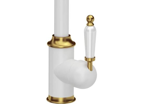 Bateria QUADRON RACHEL SNOW WHITE (biały) + ZŁOTY (3623504_WHMPVDG1)