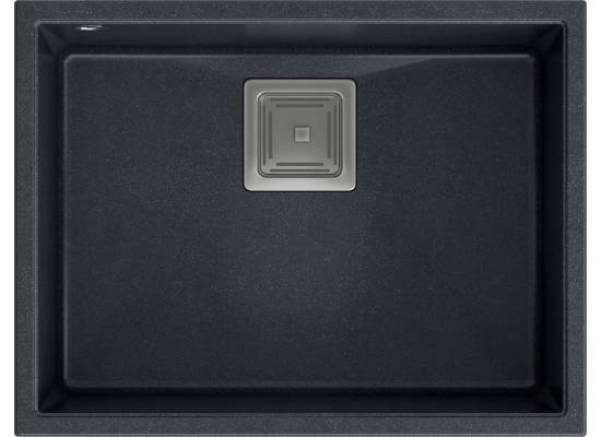 __WYSYŁKA 48H*__ | Zlew QUADRON DAVID 50 BLACK DIAMOND (czarny metalik) (HQD5542U8-BS)