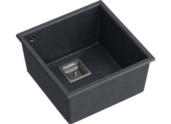 __WYSYŁKA 48H*__ | Zlew QUADRON DAVID 40 BLACK DIAMOND (czarny metalik) (HQD4242U8-BS)