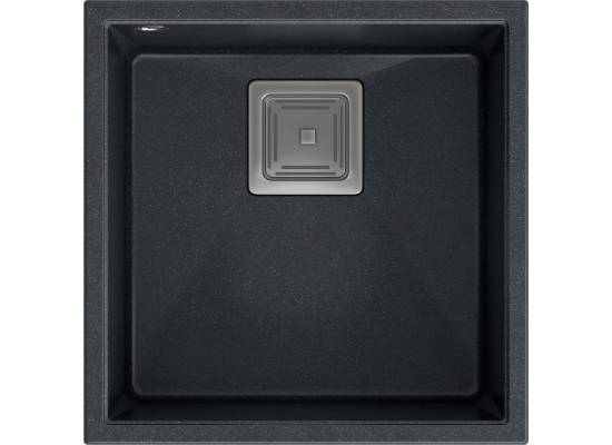 __WYSYŁKA 48H*__ | Zlew QUADRON DAVID 40 BLACK DIAMOND (czarny metalik) (HQD4242U8-BS)