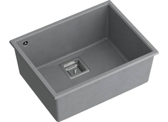 Zlew QUADRON DAVID 50 SILVER STONE (szary) (HQD5542U5-BS)