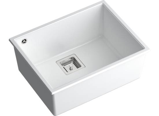 __WYSYŁKA 48H*__ | Zlew QUADRON DAVID 50 SNOW WHITE (biały) (HQD5542U1-BS)