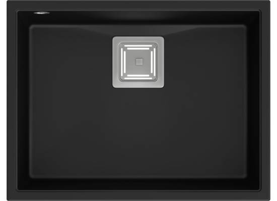 __WYSYŁKA 48H*__ | Zlew QUADRON DAVID 50 PURE CARBON (czarny mat) (HQD5542U7-BS)