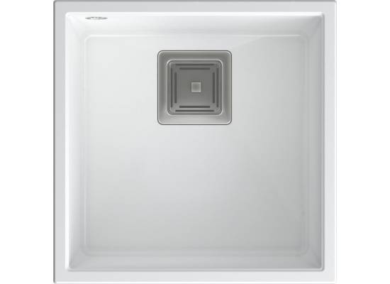 __WYSYŁKA 48H*__ | Zlew QUADRON DAVID 40 SNOW WHITE (biały) (HQD4242U1-BS)