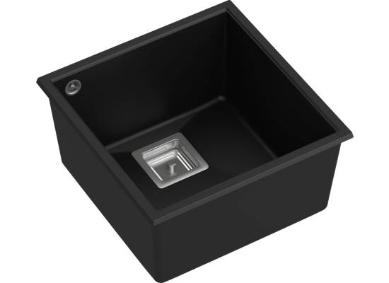 __WYSYŁKA 48H*__ | Zlew QUADRON DAVID 40 PURE CARBON (czarny mat) (HQD4242U7-BS)