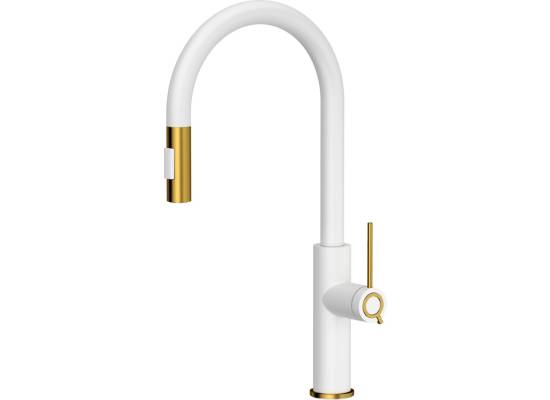 __WYSYŁKA 48H*__ | Bateria QUADRON JENNIFER PULL-OUT SNOW WHITE (biały) + ZŁOTY (3623510_WHMPVDG1)