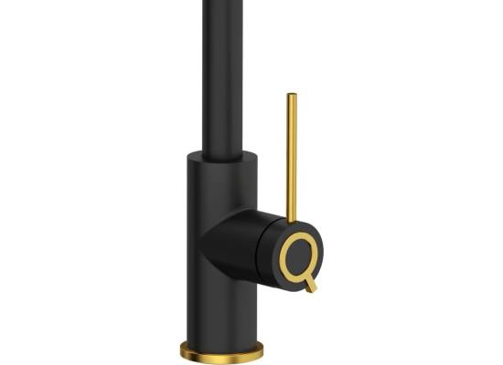 __WYSYŁKA 48H*__ | Bateria QUADRON JODIE PURE CARBON (czarny mat) + ZŁOTY (3623511_BLMPVDG1)