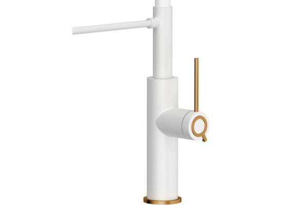 __WYSYŁKA 48H*__ | Bateria QUADRON GEMMA SNOW WHITE (biały) + MIEDŹ (3623501_WHMPVDC1)